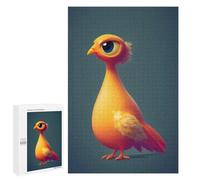 1000 PCS Teenagers Puzzles Charming Orange Bird Character Adult Jigsaw Relax Games Difficult Hard Unique Gifts for Birthday And Christmas 1000 PCS