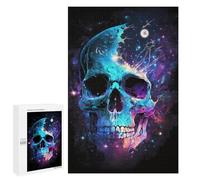 1000 PCS Teenagers Puzzles Cosmic Skull Art Print-2 Adult Jigsaw Puzzle Hands-on Game Difficult Challenge for Is Ideal As A Gift 1000 PCS