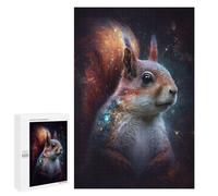 1000 PCS Teenagers Puzzles Cosmic Squirrel Art Print-11 Jigsaw for Teenagerss Improve Memory Every Piece Is Unique - Unique Birthday And Gifts 1000 PCS