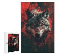 1000 PCS Teenagers Puzzles Dark Fantasy Wolf Adult Jigsaw Puzzle Hands-on Game Difficult Challenge for Is Ideal As A Gift 1000 PCS