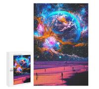 1000 PCS Teenagers Puzzles Galactic Beach Dreamscape Adult Jigsaw Relax Games Difficult Hard Unique Gifts for Birthday And Christmas 1000 PCS