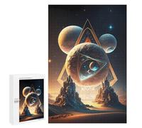 1000 PCS Teenagers Puzzles Galactic Eye of Wisdom Adult Jigsaw Relax Games Difficult Hard Unique Gifts for Birthday And Christmas 1000 PCS