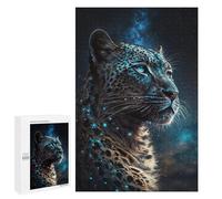 1000 PCS Teenagers Puzzles Galactic Leopard Majesty -3 Adult Jigsaw Puzzle Hands-on Game Difficult Challenge for Is Ideal As A Gift 1000 PCS