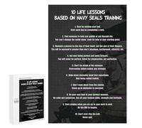 1000 PCS Teenagers Puzzles Navy Seals Life Lessons Adult Jigsaw Puzzle Hands-on Game Difficult Challenge for Is Ideal As A Gift 1000 PCS