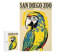 1000 PCS Teenagers Puzzles San Diego Zoo Poster Adult Jigsaw Puzzle Hands-on Game Difficult Challenge for Is Ideal As A Gift 1000 PCS