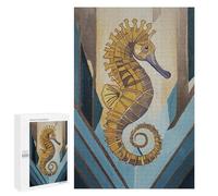 1000 PCS Teenagers Puzzles Seahorse Jigsaws for Adults Puzzle Difficult Hard Challenging To Complete Challenging Game Toys 1000 PCS