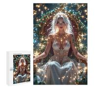 1000 PCS Teenagers Puzzles Starlight Queen Jigsaws for Adults Puzzle Difficult Hard Challenging To Complete Challenging Game Toys 1000 PCS