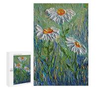 1000 PCS Teenagers Puzzles Three Daisies Jigsaw for Teenagerss Improve Memory Every Piece Is Unique - Unique Birthday And Gifts 1000 PCS