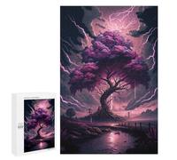 1000 PCS Teenagers Puzzles Thunderstorm with Lightning Strikes Jigsaw for Teenagerss Improve Memory Every Piece Is Unique - Unique Birthday And Gifts 1000 PCS
