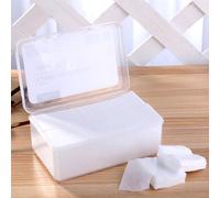 1000 PCS Thin Makeup Facial Cotton Pads, Square Facial Lips Eyes Makeup Remover Pads, Nails Polish Remover Cotton Pads, Non-Woven, Soft, Lint Free