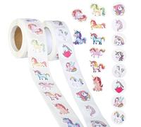 1000 Pcs Unicorn Stickers, 16 Patterns Self-Adhesive Rainbow Animal Stickers