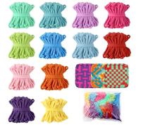 1000 Pcs Weaving Band Refill Loops, 12 Vibrant Stretchy Colors, Compatible with 7 Inch Potholder Loom, DIY Weaving Kit, Gift Making Supplies