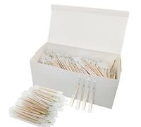 1000 Pcs Wooden Mint Flavored Toothpicks Individually Wrapped,2.5 Inch Cocktail Toothpick,High-class Appetizer Stick Picks,Travel Toothpicks,Small Skewers for Appetizers Fruit Olive Charcuterie Party