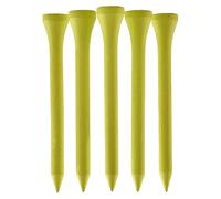 1000 Pcs Yellow 70mm 2 3/4" Bamboo Golf Tees Eco Friendly & Sustainable Strong Bamboo