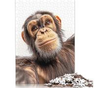 1000 Piece A Chimpanzee Taking A Selfie Jigsaw Puzzlesfor Adults Teenagers Puzzles Sustainable Puzzle for Adults | Games 1000pcs (75x50cm)