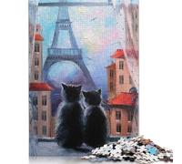 1000 Piece A Look at Paris Jigsaw Puzzlesfor Adults Teenagers Paper Puzzle Adult Jigsaw Puzzle Sustainable Puzzle for Adults | Games 38x26cm/1000pcs