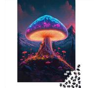 1000 Piece A Magic Mushroom Adult Puzzles Wooden Puzzle for Adults Educational Game Challenge Toy 1000pcs (38x26cm)