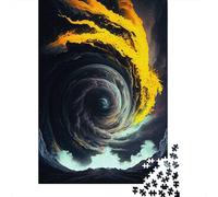 1000 Piece Abstract Space Swirl Creative Square Jigsaw Puzzles for Adults & Wooden Puzzles Educational Toys 1000pcs (75x50cm)