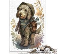 1000 Piece Adorable Labradoodle Dog Jigsaw Puzzles for Adult Puzzle Jigsaws for Adults Age 14+ 1000pcs (75x50cm)
