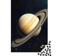 1000-Piece Adult Jigsaw Puzzle, Saturn Planet Space Image, 70x50cm/1000pcs; Low-dust Pieces for A Tidier Table; A Rewarding Project to Return to