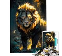 1000 Piece Adult Puzzles A Lion Surveys Its Domain Creative Relaxing Assembly Toy Balanced Uniform Thickness for Wall Display (Size 38x26cm)