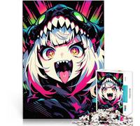 1000 Piece Adult Puzzles Anime Monster Girl Familienspiel zum Stressabbau, schwierige Herausforderung Ein Kunstwerk52x38cm
