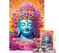 1000 Piece Adult Puzzles Buddhas Sacred Serenity Educational Toy Gifts for Women Men Hands-on Game Artists' Collection, Fine Arts size 50x75cm