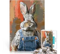 1000 Piece Adult Puzzles Bunny Fashion Help the brain exercise addictive toys to cultivate patience Great gifts and toys 50x70cm