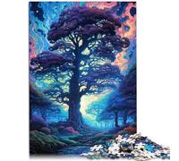 1000 Piece Adult Puzzles Colorful sacred tree Puzzle Educational Games 26x38cm Enhance love between couples for teenager 14+