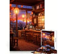 1000 Piece Adult Puzzles Cozy Ramen Shop Pixel Clean Fit Decor Mind Exercise Toy Quiet Time Game Birthday Mind Gift (38x26cm)