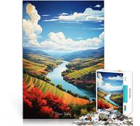 1000 Piece Adult Puzzles Douro Valley Oil Painting Herausforderndes Spielspielzeug Geburtstagsgeschenk, Geschenke38x26cm