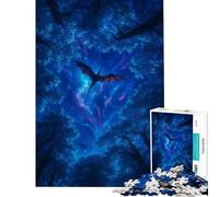 1000 Piece Adult Puzzles Dragon Flight Through Starry for Educational Game Challenge Toy Relaxing Games Birthday Present Art Work Gifts (Size 38x52cm)
