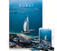 1000 Piece Adult Puzzles Dubai UAE Clean Fit Decor Mind Exercise Toy Quiet Time Game Birthday Mind Gift (38x26cm)