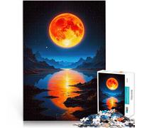 1000 Piece Adult Puzzles Earth Moon Herausforderndes Spielspielzeug Einzigartige Geburtstags- und Geschenkideen75x50cm