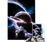 1000 Piece Adult Puzzles Entering The Wormhole for Educational Game Challenge Toy Educational Games A Work of Art Art Work Gifts (Size 50x75cm)