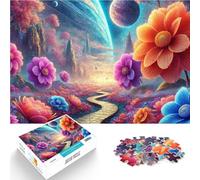 1000 Piece Adult Puzzles Fantasy Flower Path Herausforderndes Spielspielzeug Einzigartige Geburtstags- und Geschenkideen52x38cm