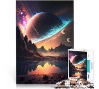1000 Piece Adult Puzzles Galactic Horizon Landscape Spielspielzeug als Familiengeschenk Wohnkunstdekor52x38cm