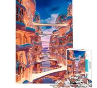 1000 Piece Adult Puzzles Golden Cosmic Pathways Challenging To Complete Staycation Kill Time Anti-Stress Toys Suitable for People Aged 14 And Above (50x75cm)
