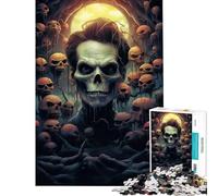 1000 Piece Adult Puzzles Halloween Fright Night Help The Brain Exercise Home Decoration Educational Toy for And from 14 Years And over (50x75cm)