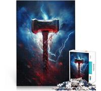 1000 Piece Adult Puzzles Hammer Of The Gods Made of cardboard for and from 14 years and over Each piece is unique - Fun and challenging game for the whole ideas。size:38x52cm