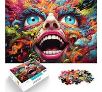 1000 Piece Adult Puzzles huge monster head Brain Teaser Game 26x38cm for is ideal as a gift for the whole family for ages 14+