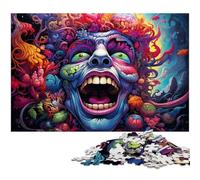 1000 Piece Adult Puzzles Huge Monster Head for Jigsaw Puzzle A Work of Art for And Teenager Age 14 Years Up 1000pcs(38x26cm)