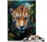 1000 Piece Adult Puzzles Jaguar Jungle Educational Game Challenge Toy 26x38cm is ideal as gifts for the whole family for 14 year olds