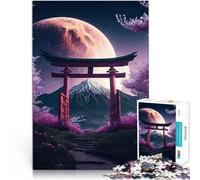 1000 Piece Adult Puzzles Japanese Mountain Gate Help the brain exercise addictive toys to cultivate patience for Home Decoration 50x70cm