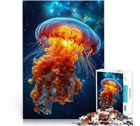 1000 Piece Adult Puzzles Jellyfish in Space Made of cardboard for and from 14 years and over Family Games deal as gifts for the whole family 。size:38x52cm/14.96x20.47inch