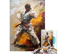 1000 Piece Adult Puzzles Martial Arts Excellence 1000 Piece Jigsaws Educational Toy Difficult Challenge Unique Birthday And Xmas Gifts (38x52cm)