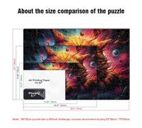 1000 Piece Adult Puzzles mutated garfield cat Puzzle Educational Games 26x38cm Suitable for desktop decoration for teenager 14+