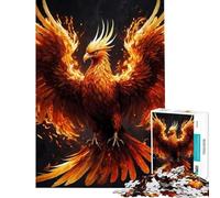 1000 Piece Adult Puzzles Mystical Phoenix Bird Help The Brain Exercise Home Decoration Educational Toy for And from 14 Years And over (50x75cm)
