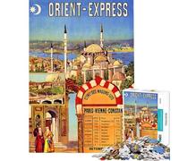 1000 Piece Adult Puzzles Orient Express for Educational Game Challenge Toy Fun Games But Fun And Humorous Gifts For Birthdays (size 38x26cm)