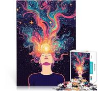 1000 Piece Adult Puzzles Overthinking Woman für Lernspiel-Herausforderungsspielzeug Die Liebe zwischen Paaren stärken75x50cm
